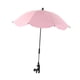 thumbnail image 5 of Sombrilla para cochecito con clip, moderna, plegable, impermeable, ligera, para el sol. rosa, 5 of 9