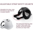 thumbnail image 4 of HQREA Puppy Motorcycle Helmet Sunglasses with Ear Holes and Adjustable Nylon Strap Dog Hard Hat for Outdoor, 4 of 6