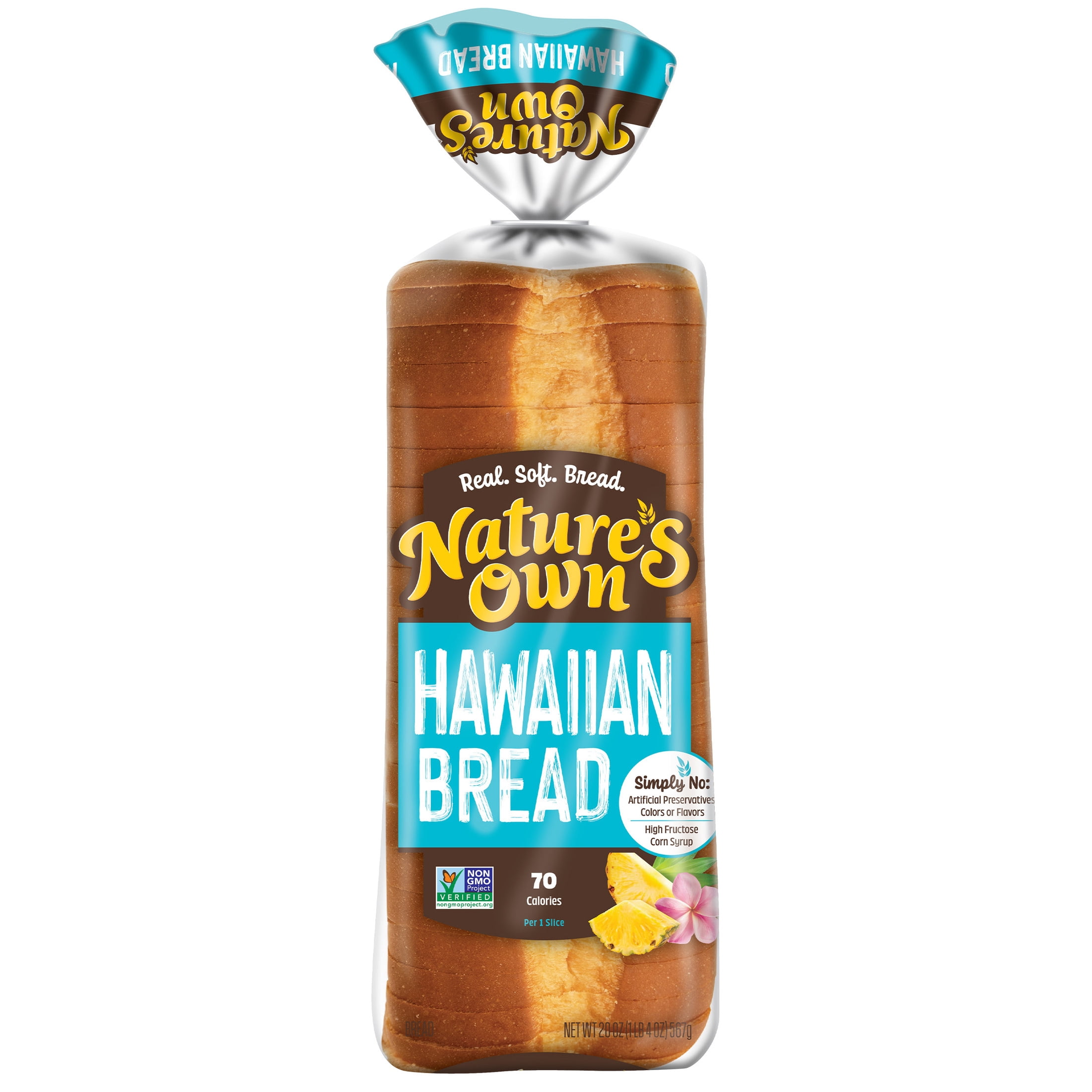 Nature's Own Butterbread Soft White Bread Loaf, 20 oz - Low-Fat
