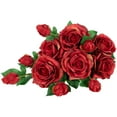 thumbnail image 6 of Northlight Real Touch™ Red Artificial Rose Stems, Set of 6 - 26", 6 of 9