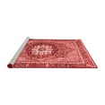 thumbnail image 2 of Ahgly Company Machine Washable Indoor Rectangle Abstract Red Modern Area Rugs, 4' x 6', 2 of 4