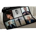 thumbnail image 6 of Personalised Blanket 76x100cm,Custom Blanket with Words Picture Collage Customized Blankets,Birthday Xmas Souvenir Gifts Personalized Throw for Father, Mom, Kids, Dogs, Friends or Lover, 6 of 6