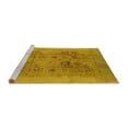 thumbnail image 2 of Ahgly Company Machine Washable Indoor Rectangle Oriental Yellow Industrial Area Rugs, 4' x 6', 2 of 4