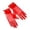 Red, variant on Ticikt Sheer Tulle Gloves, Ruffle Design, Women Gloves for Bridal Wedding Party Photo Props,Green