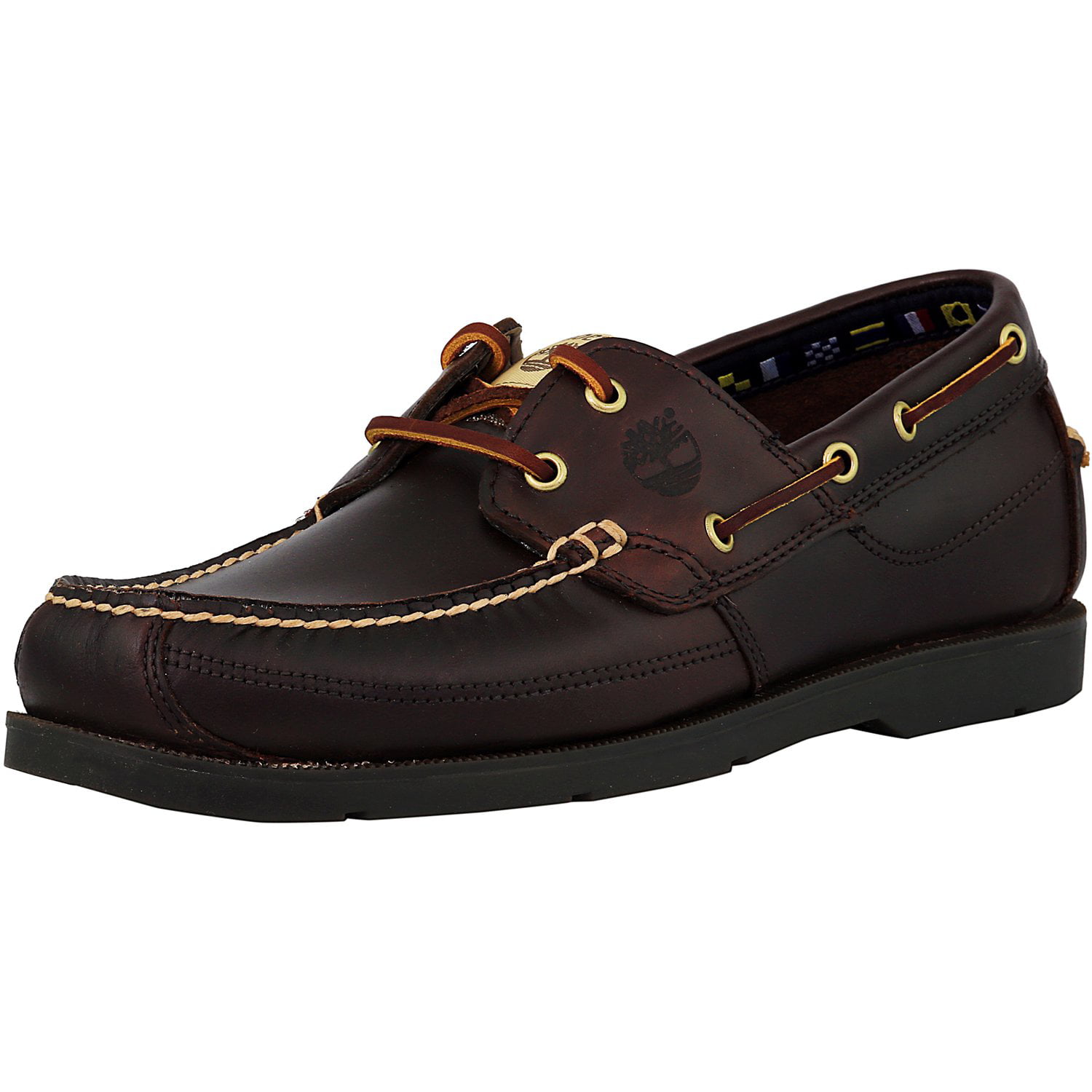 Timberland Men's Earthkeepers Kiawah Bay Boat Brown Ankle-High Leather ...