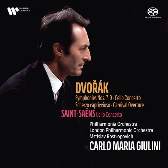 Carlo Maria Giulini - Dvorak: Symphonies 7-9, Cello Concerto, Saint-Saens: Cello Concerto - Music & Performance - SACD