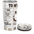 thumbnail image 2 of Gifts for Dad From Your Little Boy, 20Oz Coffee Tumbler Stainless Steel Insulated - Father''s Day Birthday Gifts from Kids - To My Dad Tumblers Tea Cup Gifts for Men Husband Father(to my dad), 2 of 4