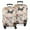 Chihuahua and Pioneer, variant on German Shepherd with Pioneer Flower Luggage Cover Fashion Suitcase Cover Baggage Covers Fit 25-28 Inch Luggage (Go Travel)