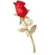 thumbnail image 3 of Broche de rosa, broche de diamantes de imitación, broche para ramo, broche de boda, accesorio para broche de boda, 3 of 7