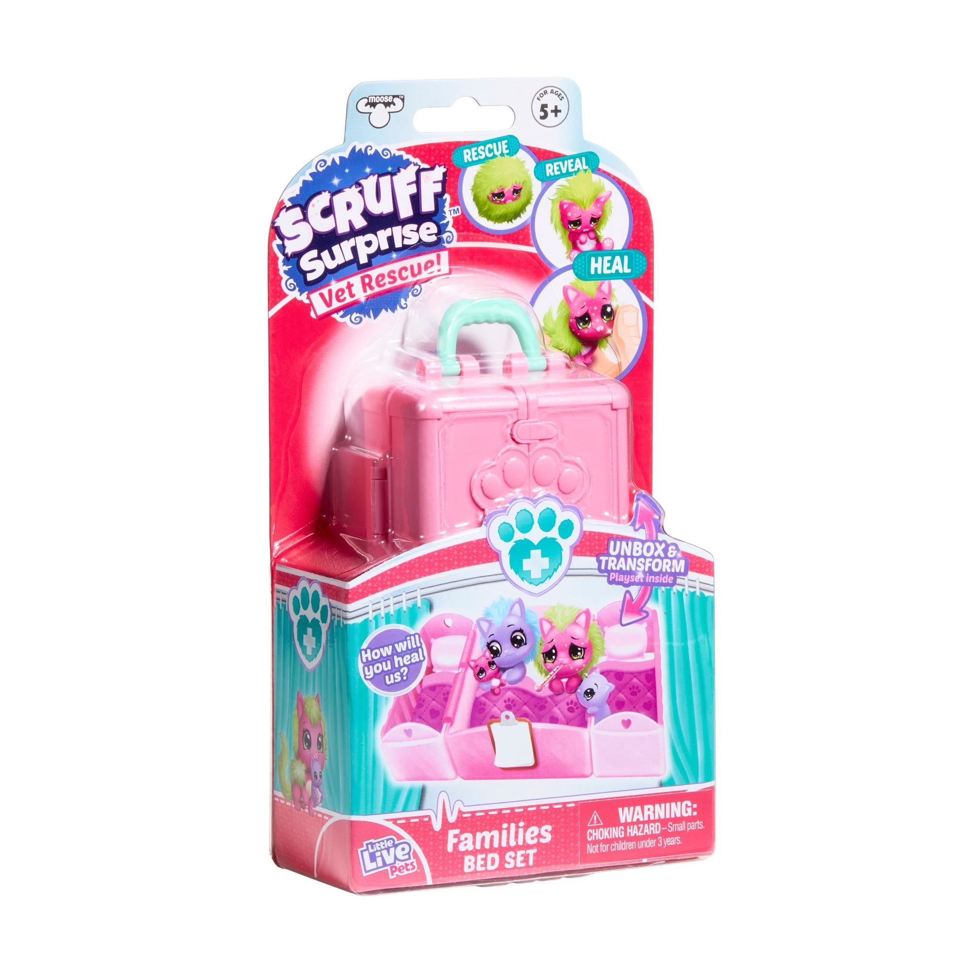 Little Live Pets Scruff Surprise Vet Rescue Doll Playset