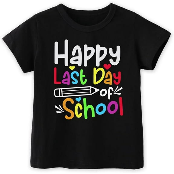 Last Day of School Shirt for Kids – Funny T-Shirt for Boys & Girls (2T-6T) – in My Last Day of School Era Shirt100% cotton