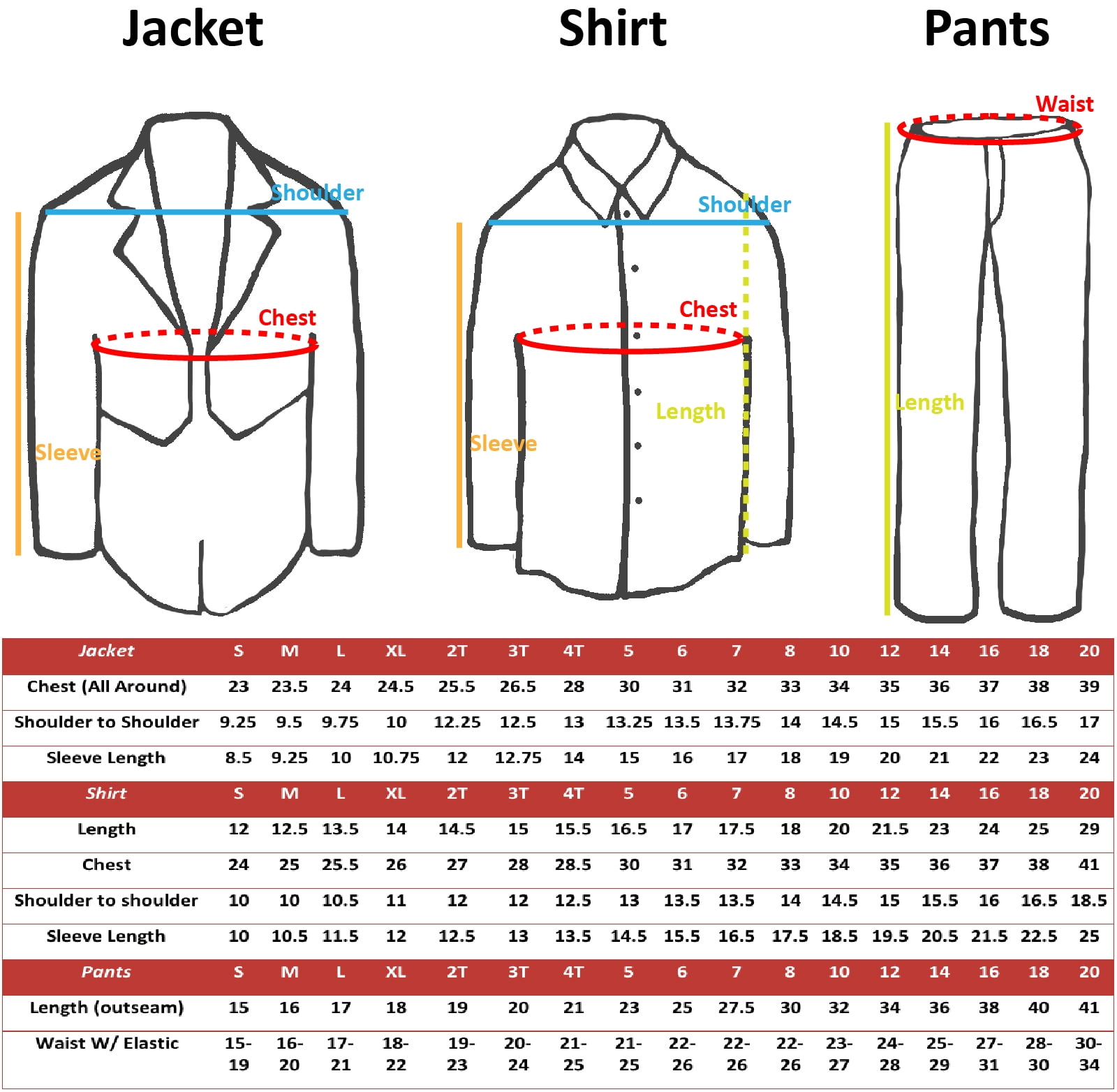 WEDDING FORMAL White 5PC TAIL TUXEDO SUITs BABY INFANT TODDLER Kid Teen BOY S-20