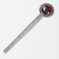 thumbnail image 2 of Valentine's Day Love Elegant Silver Lace-Edged Bookmark: Gift for Book Lovers and Reading Enthusiasts, 2 of 5