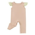 thumbnail image 2 of guohui Newborn Bodysuit Fashionable Solid Romper Summer Clothes for 12 to 18 months, 2 of 8