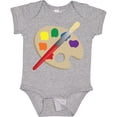 thumbnail image 3 of Inktastic Artist Palette and Brush Boys or Girls Baby Bodysuit, 3 of 5