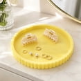 thumbnail image 3 of Lunxisen 1 Pcs Glows In The Dark Bathroom Tray Silicone Vanity Organizer Waterproof Countertop Tray for Toiletries Cosmetics Jewelry Dish Decor(23*23*2cm), 3 of 8