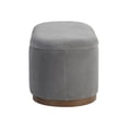 thumbnail image 6 of OakvillePark Lornwell Corduroy Lift Top Storage Bench, Gray, 6 of 9