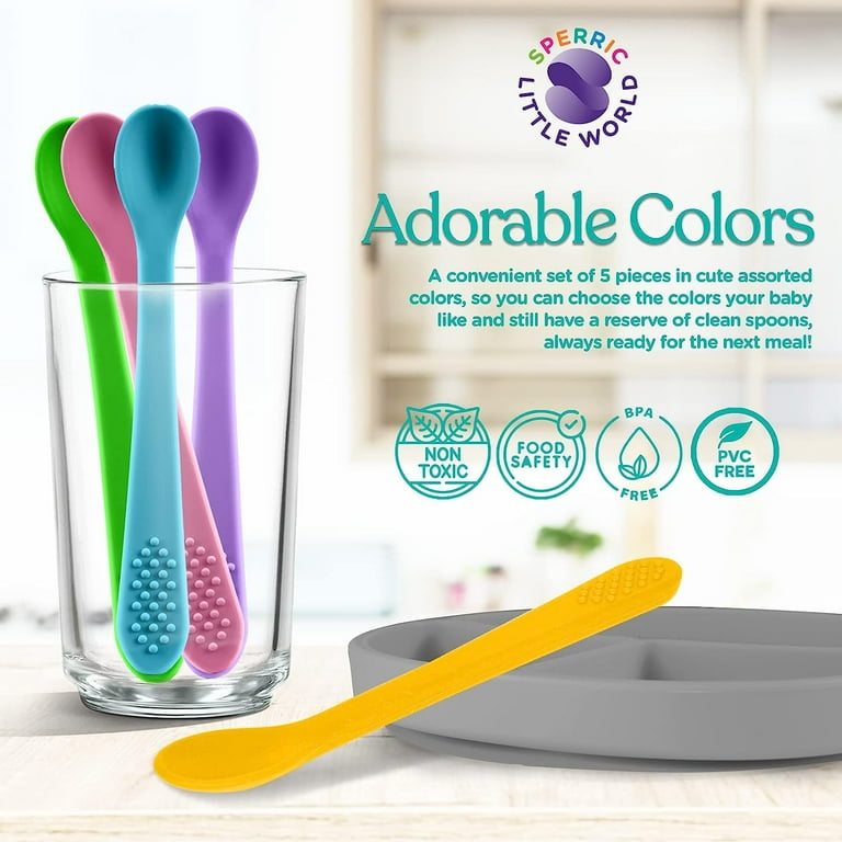 Baby Spoons 12 Pack Infant Feeding Utensils 4 Mos+ Dishwasher Safe FREE  SHIPPING