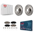 thumbnail image 1 of CMX Front Disc Brake Rotors and Ceramic Pads Kit for Car Honda Civic K8C-100372, 1 of 11