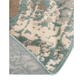 thumbnail image 7 of Unique Loom Tuareg Collection Area Rug - Mirage (8' Round Green/Beige), 7 of 7