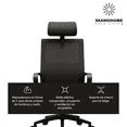 thumbnail image 5 of Silla Ergonómica Giroscópica Oficina Computadora Soporte, 5 of 5