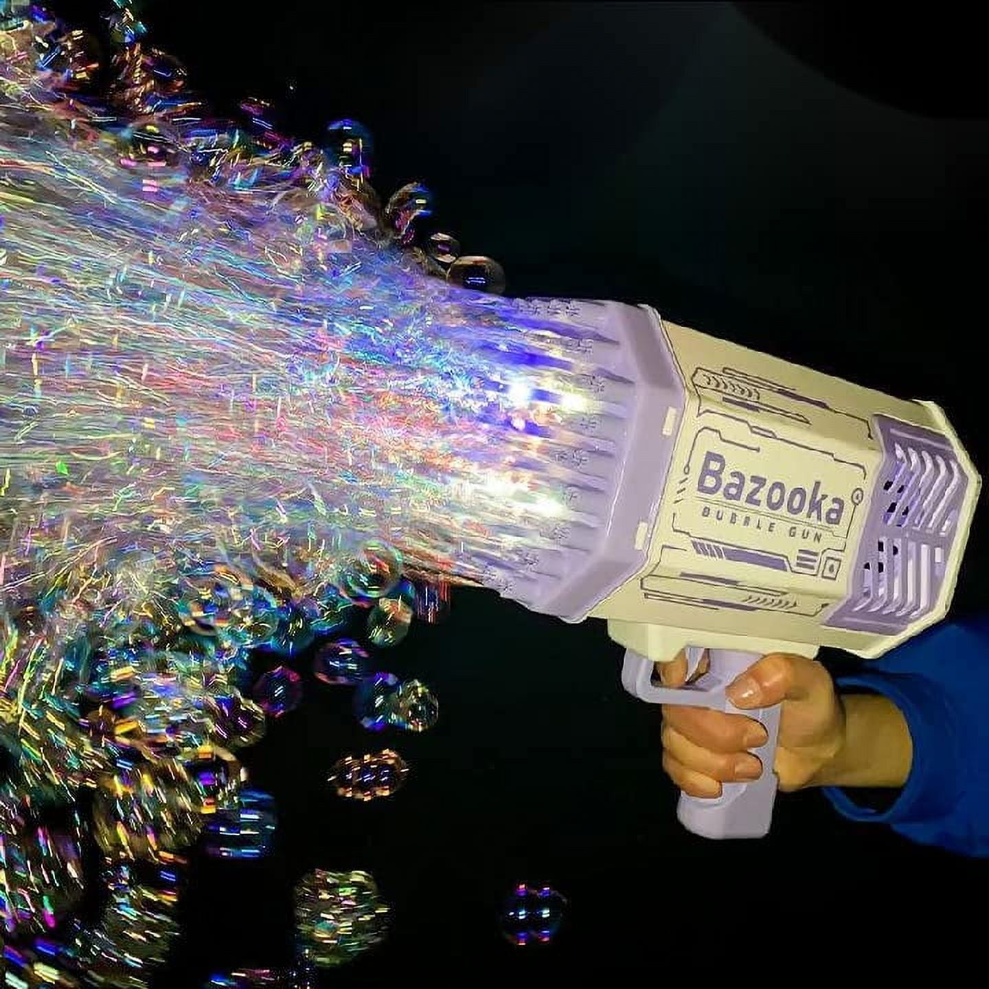 Bubble Gun Bubble Maker Electric Large Bubble Blaster Bubble Machine Toys for Boys Girls 3-6-12 Years