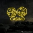 thumbnail image 3 of Glowneon Dice Casino Neon Sign, Dice Led Sign, Casino Led Light Sign, Casino Club Decor, Poker Sign, 3 of 4