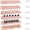 6-pack Pink, variant on JUANCHENG Transparent Wave for Acrylic Nail Polish Organizer - 6 Pack Wall-Mounted Cosmetic