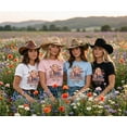 thumbnail image 2 of Trenz Shirt Company Rest in Peace Dolly 1946-2026 Memorial Tribute T-Shirt – Florals And Butterflies Graphic Design-Baby Blue-Small, 2 of 2