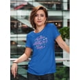 thumbnail image 2 of Mothers Day Pink Flowers Shaped T-Shirt Women -Image by Shutterstock, Female x-Large, 2 of 4