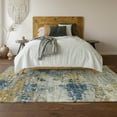 thumbnail image 6 of Addison Rugs Mayfield Washable Transitional Soft Abstract Blue Rectangle Rug, 2'6" x 3'10", 6 of 6