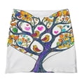 thumbnail image 6 of Colorful Heart Tree Flowers Women's Shorts Non-Slip Single Pocket A-line Trouser Skirt Summer Shorts Casual Shorts for Women, 6 of 7
