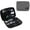 Grey, variant on Electronics Organizer Travel Case, Small Cord Bag, Tech Organizer as Travel Accessories for Men Women, Cable Essentials for Phone, SD Card, Black
