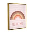 thumbnail image 4 of Stupell Industries You Are Loved Patterned Landscape Painting Gold Floater Framed Canvas Art Print Wall Art, 17 x 21, 4 of 10