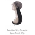 thumbnail image 2 of HairVillas Womens Natural Silky Medium Straight Front Lace Wigs, 2 of 2