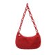 thumbnail image 4 of Bolsa retro para axilas de felpa con cadena acrílica para mujer, pequeños informales (rojo) Ehuebsd Para Estrenar, 4 of 8