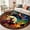 Color 1, variant on SPXUBZ Scorpio Zodiac Sign Astrology Constellation Round Area Rug, Soft Velvet Circle Carpet Non-Slip Floor Mat for Living Room Bedroom Home Decor