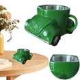 thumbnail image 2 of Yucurem Coffee Cup Tea Cup Car Shaped Coffee Mug Creative Coffee Cup Novelty Drinkware For Men (Green), 2 of 9
