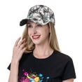 thumbnail image 5 of Pofeuu Hawaii Palms Print Adult Adjustable Embroidered Graphic Baseball Hat for Men and Women, 5 of 6