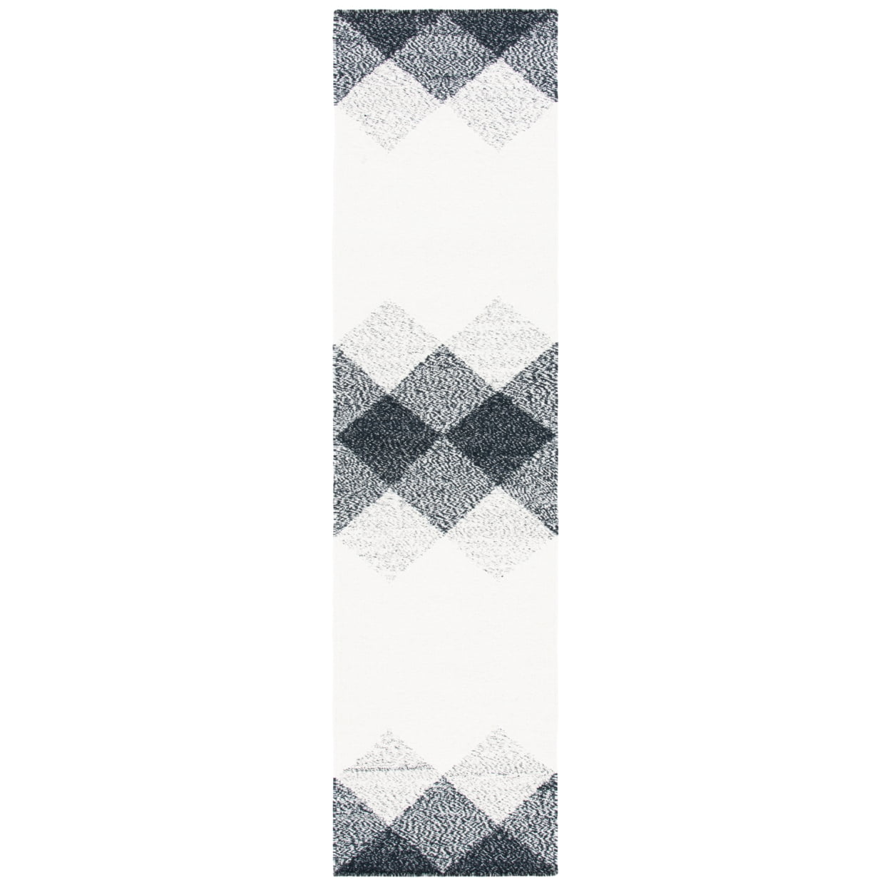 SAFAVIEH Kilim Milton Diamond Area Rug, Black/Ivory, 8' x 10'