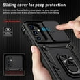thumbnail image 3 of for Samsung Galaxy A25 5G Case with Camera Lens Cover, HD Screen Protector, 10 FT Military Grade Drop Protection, Magnetic Ring Holder Kickstand Protective Phone Case for Galaxy A25 5G,Black, 3 of 6
