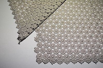Lily 37" Daisy Venice Lace Fabric All Over Both Side Scalloped Edge 9 colors