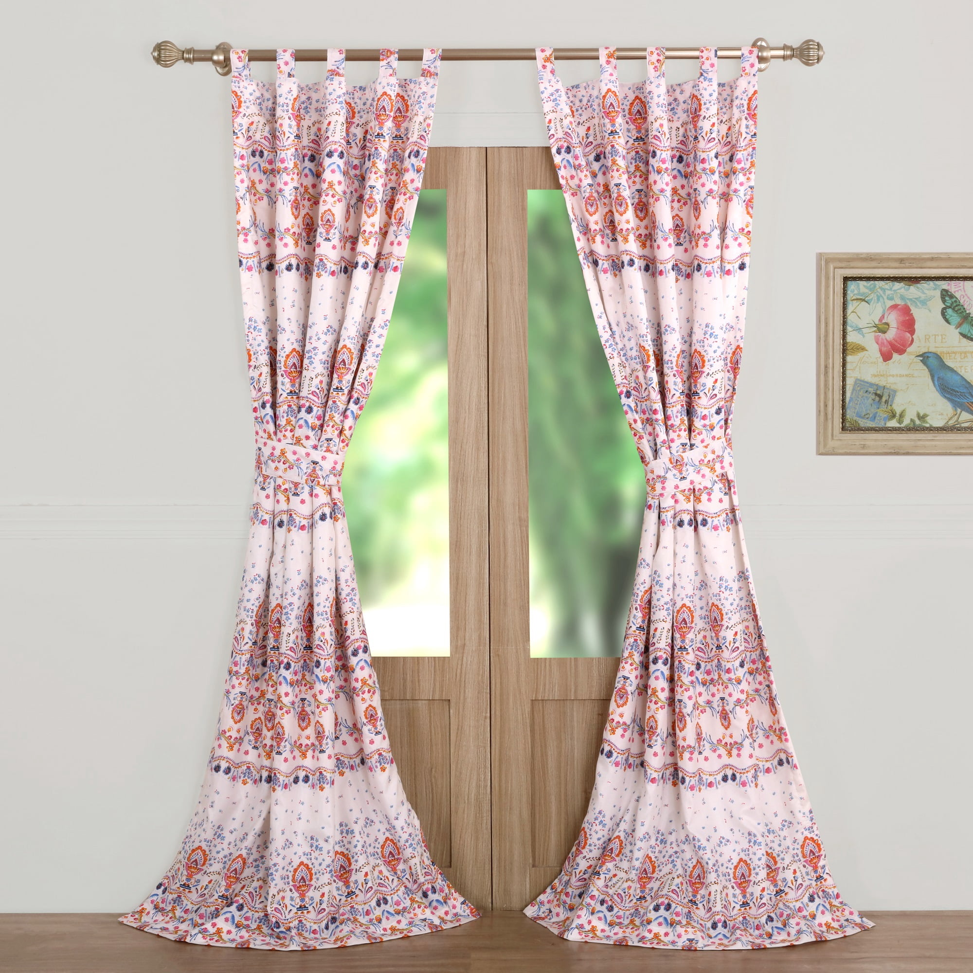 Global Trends Amphora Curtain Panels, Set of 2