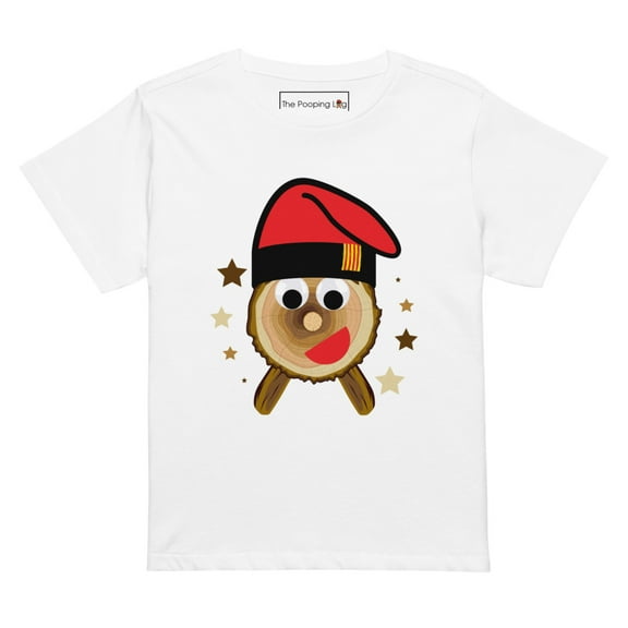 The Pooping Log Women’s High-Waisted T-Shirt ft. Song in Catalan (S)