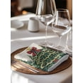 thumbnail image 6 of Rustic Christmas Cloth Napkins Set of 8 Reusable Dinner Napkins, Snowflake Xmas Christmas Tree Cocktail Napkin Washable Table Napkins for Wedding/Holiday Party/Baby Shower 20"x20", 6 of 7