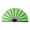 Green, variant on Large Folding Hand Fan Set for Line Dancing and Festivals Portable Boots On The Ground Dance Accessory with Clacking Sound Design