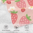 thumbnail image 4 of Dreamtimes 16x28 Inch Face Hand Towel Set Fruit Pattern Flowers Wild Cotton Washcloths, Quick-Dry Highly Absorbent Bath Towels 2 Pcs for Bathroom Ktichen Travel SPA Gym, 4 of 7
