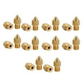 thumbnail image 3 of Kit de 20 boquillas MK8 Bling Bling 1,75 mm con rosca M6 para impresora 3D, 3 of 12