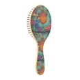 thumbnail image 3 of YAZAOO Soft Hair Brush Hair Comb Detangler Floral Lantern Bird Art Smoothing Hair Care Beauty Gift, 3 of 7