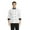 Black White, variant on Toptie Unisex Classic Long Sleeve Button Chef Coat-black with red-L